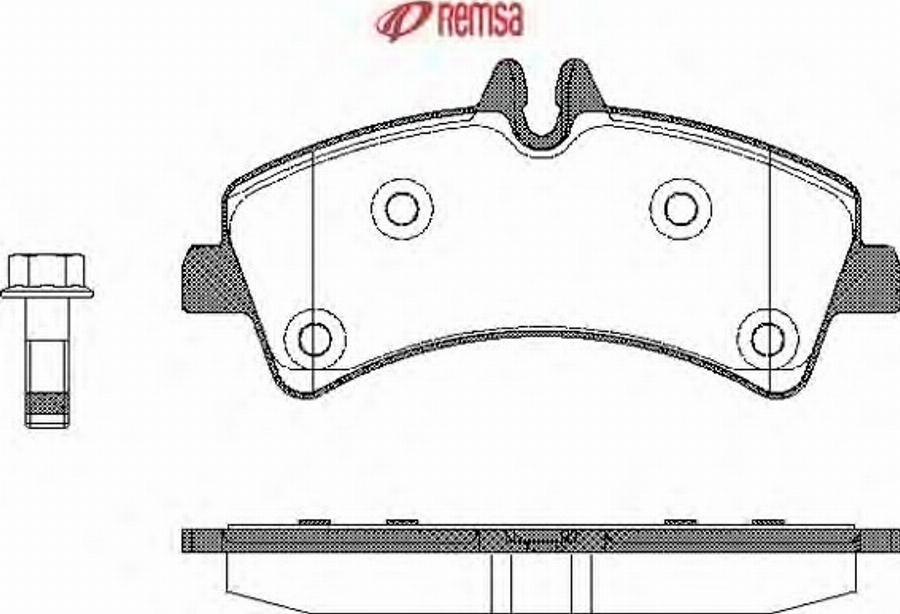 Metzger 124780 - Тормозные колодки, дисковые, комплект autosila-amz.com