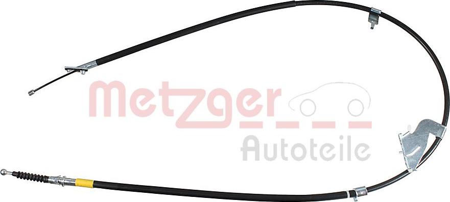Metzger 17.1101 - Тросик, cтояночный тормоз autosila-amz.com