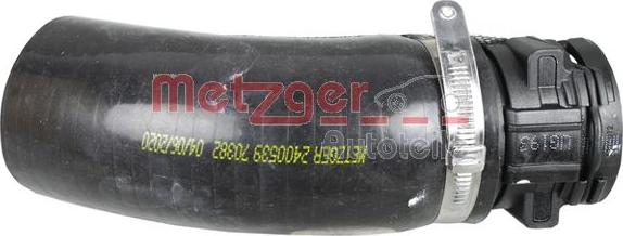 Metzger 2400539 - Трубка, нагнетание воздуха autosila-amz.com