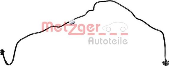 Metzger 2420504 - Шланг радиатора autosila-amz.com