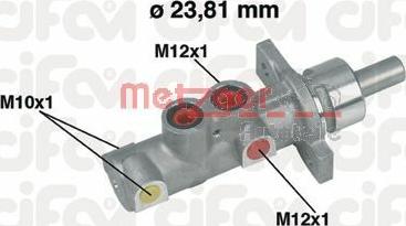 Metzger 202-362 - Главный тормозной цилиндр autosila-amz.com