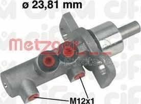 Metzger 202-260 - Главный тормозной цилиндр autosila-amz.com