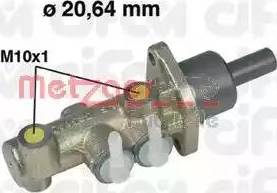 Metzger 202-279 - Главный тормозной цилиндр autosila-amz.com