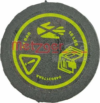 Metzger 2140152 - Крышка, резервуар охлаждающей жидкости autosila-amz.com