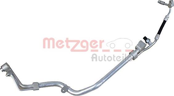 Metzger 2360125 - Трубопровод высокого / низкого давления, кондиционер autosila-amz.com