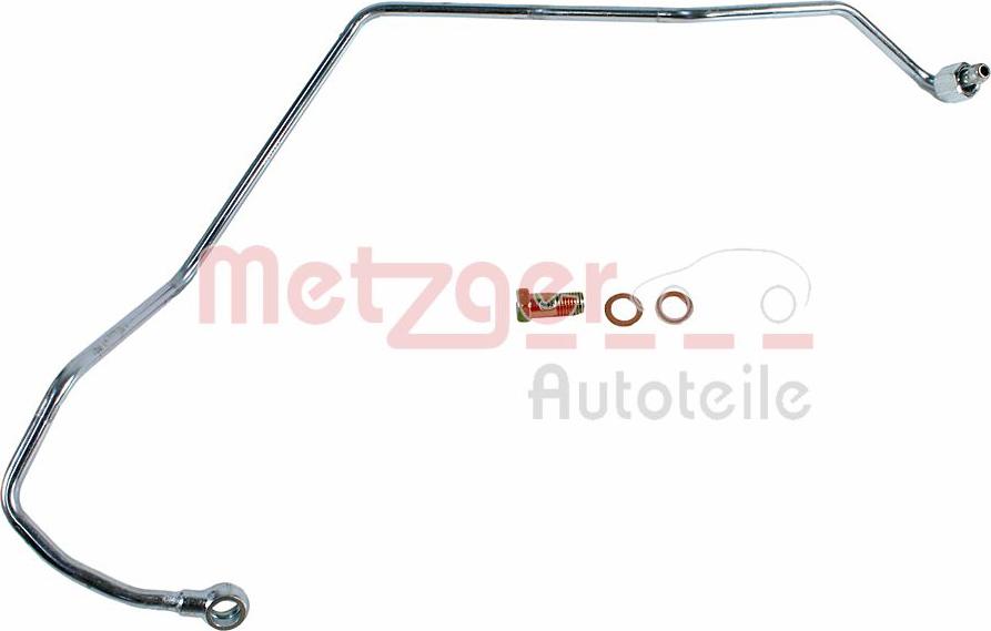 Metzger 2361154 - Трубка, маслопровод компрессора autosila-amz.com