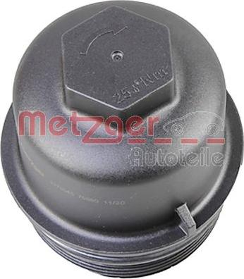 Metzger 2370045 - Крышка, корпус масляного фильтра autosila-amz.com