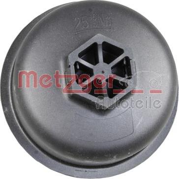 Metzger 2370053 - Крышка, корпус масляного фильтра autosila-amz.com