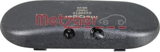 Metzger 2220610 - Распылитель воды для чистки, система очистки окон !ORIGINAL \AUDI A2 1.2 TDI 01>05, A2 1.4 00>05 autosila-amz.com