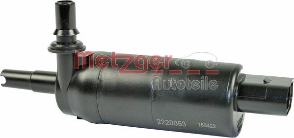 Metzger 2220053 - Водяной насос, система очистки фар autosila-amz.com