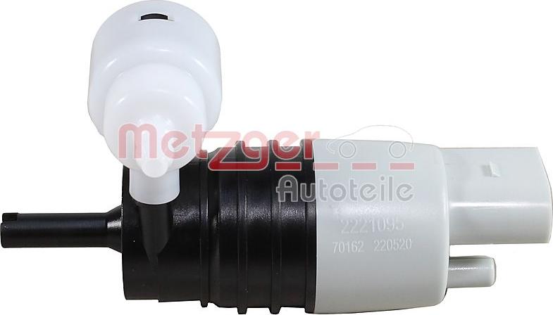 Metzger 2221095 - Водяной насос, система очистки окон autosila-amz.com