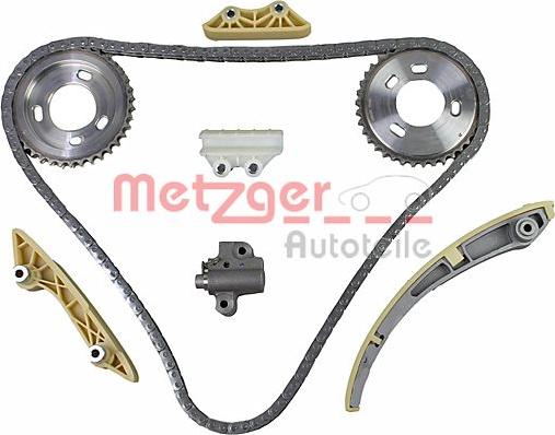 Metzger 7490045 - Комплект цепи привода распредвала autosila-amz.com