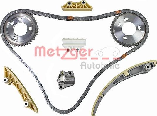 Metzger 7490046 - Комплект цепи привода распредвала autosila-amz.com