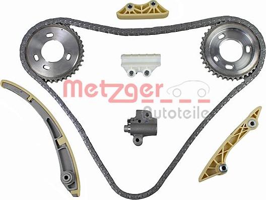 Metzger 7490047 - Комплект цепи привода распредвала autosila-amz.com