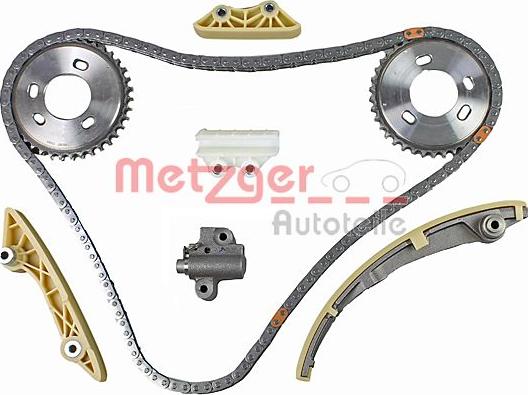 Metzger 7490050 - Комплект цепи привода распредвала autosila-amz.com