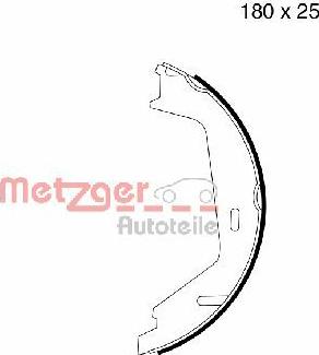 Metzger MG 998 - Комплект тормозов, ручник, парковка autosila-amz.com