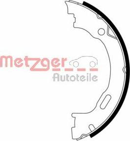 Metzger MG 954 - Комплект тормозов, ручник, парковка autosila-amz.com