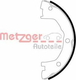 Metzger MG 965 - Комплект тормозов, ручник, парковка autosila-amz.com