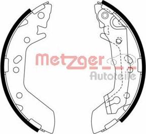 Metzger MG 974 - Комплект тормозных колодок, барабанные autosila-amz.com