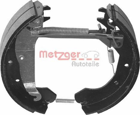 Metzger MG 418V - Комплект тормозных колодок, барабанные autosila-amz.com