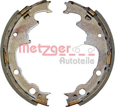 Metzger MG 649 - Комплект тормозных колодок, барабанные autosila-amz.com