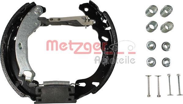 Metzger MG 828V - Комплект тормозных колодок, барабанные autosila-amz.com