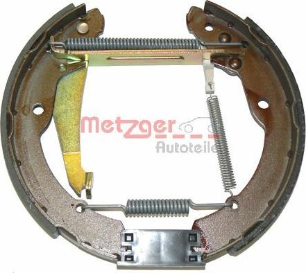 Metzger MG 705V - Комплект тормозных колодок, барабанные autosila-amz.com