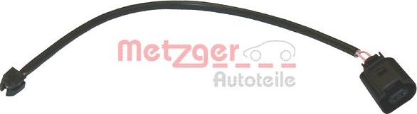 Metzger WK 17-222 - Сигнализатор, износ тормозных колодок autosila-amz.com