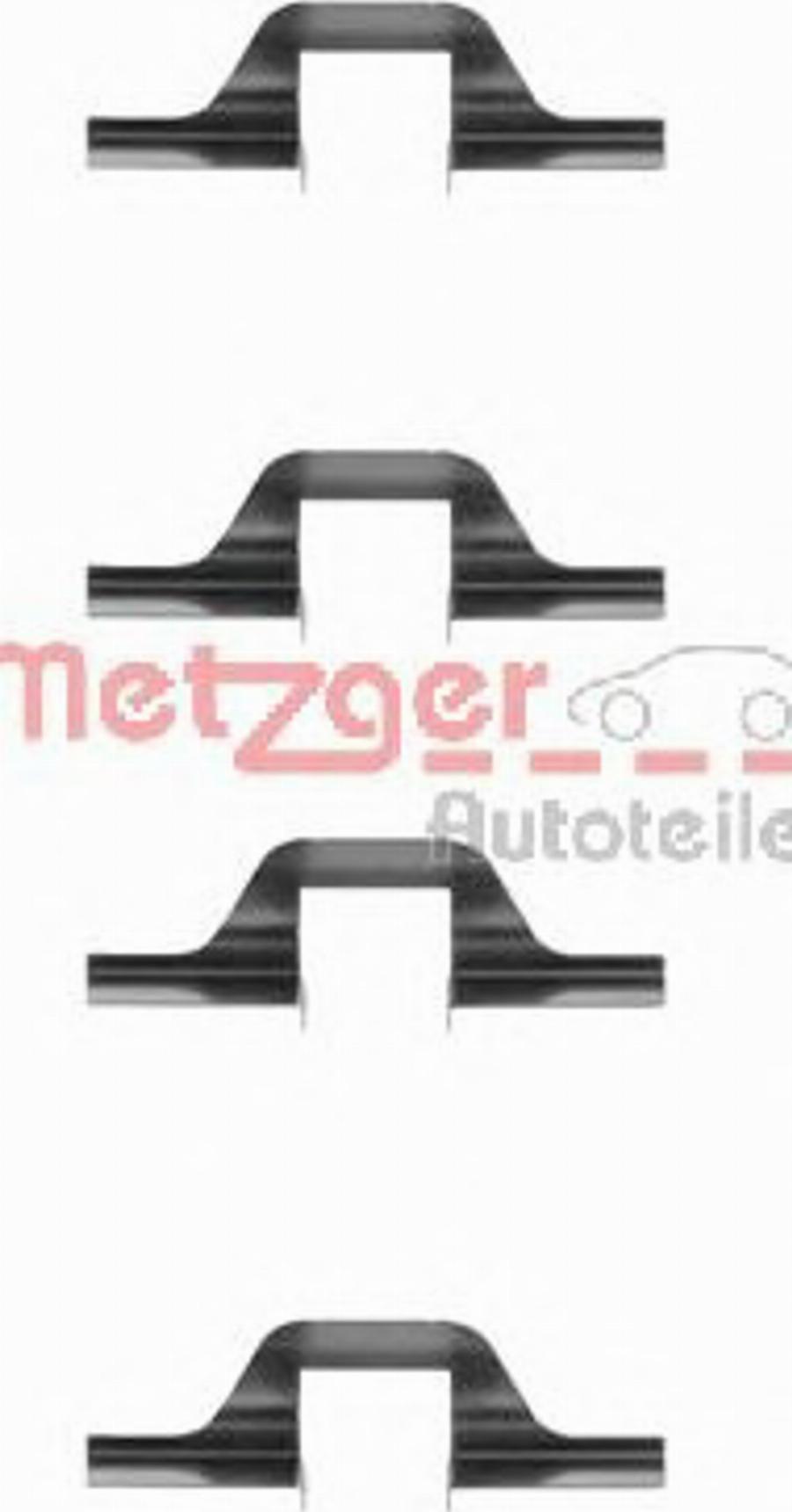 Metzger Z 1263 - Комплектующие для колодок дискового тормоза autosila-amz.com