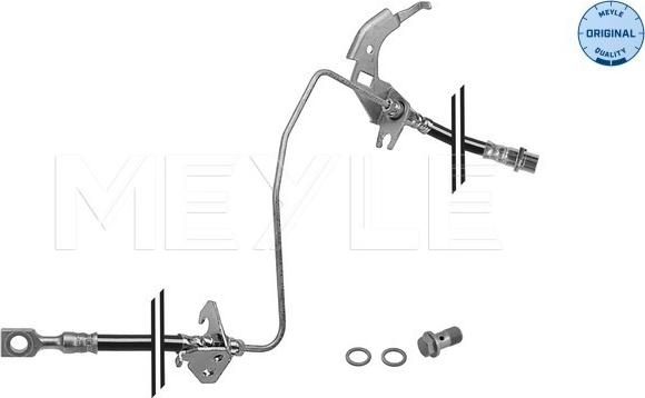 Meyle 614 525 0010 - Тормозной шланг autosila-amz.com