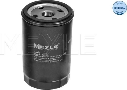 Meyle 014 018 0001 - Фильтр масляный MB W124, W201 1.8L, 2.0L, 2.3L, 2.6L M102, M103, M104 82-95 autosila-amz.com