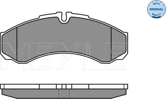 Meyle 025 291 2117 - Тормозные колодки, дисковые, комплект autosila-amz.com