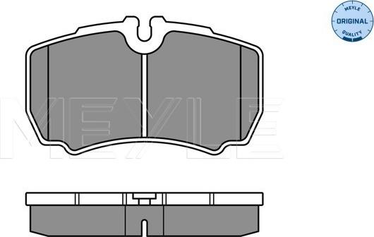 Meyle 025 291 2320 - Тормозные колодки, дисковые, комплект autosila-amz.com