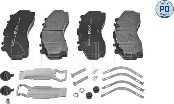 Meyle 025 293 3130/PD - Тормозные колодки, дисковые, комплект autosila-amz.com