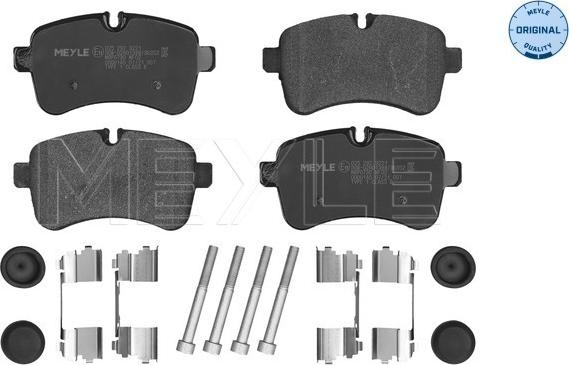 Meyle 025 292 3221 - Тормозные колодки, дисковые, комплект autosila-amz.com