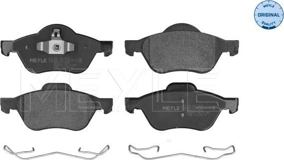 Meyle 025 245 3518 - Тормозные колодки, дисковые, комплект autosila-amz.com