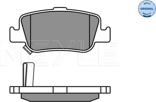 Meyle 025 246 6415/W - колодки дисковые задн.!\ Toyota Auris/Corolla 1.4D-4D/1.4VVTi/1.6VVTi/2.0D-4D 07> autosila-amz.com