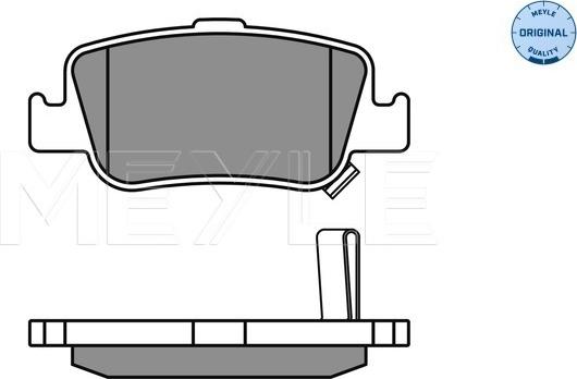 Meyle 025 246 6415/W - колодки дисковые задн.!\ Toyota Auris/Corolla 1.4D-4D/1.4VVTi/1.6VVTi/2.0D-4D 07> autosila-amz.com