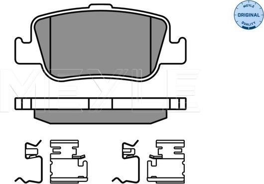 Meyle 025 246 6415/W - колодки дисковые задн.!\ Toyota Auris/Corolla 1.4D-4D/1.4VVTi/1.6VVTi/2.0D-4D 07> autosila-amz.com