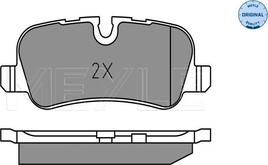 Meyle 025 241 9217 - Тормозные колодки, дисковые, комплект autosila-amz.com