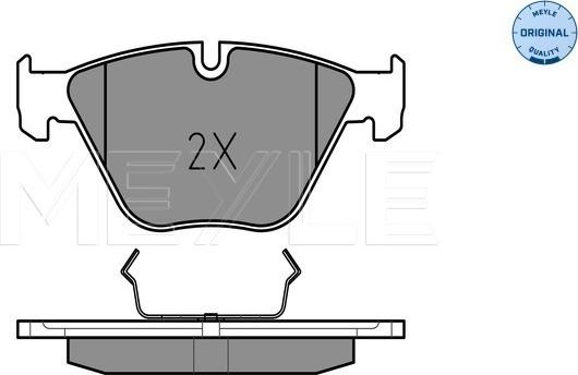 Meyle 025 241 6120 - 025 241 6120_!Колодки диск пер BMW E90/E91/E92/E93 05-12/E84/E89 09> autosila-amz.com