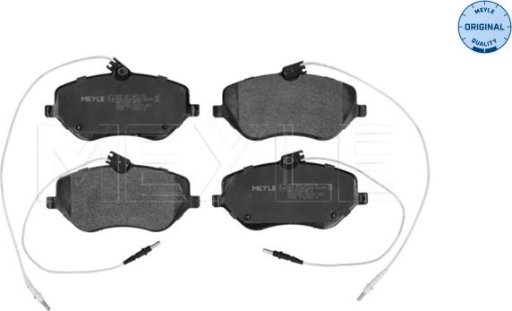 Meyle 025 241 3317/W - Тормозные колодки, дисковые, комплект autosila-amz.com