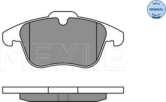 Meyle 025 243 3218 - колодки дисковые передние!\ VW Tiguan, Audi Q3 1.4TFSi/2.0TDi/2.0TFSi 07> autosila-amz.com