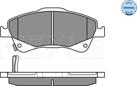 Meyle 025 242 0419/W - Тормозные колодки, дисковые, комплект autosila-amz.com