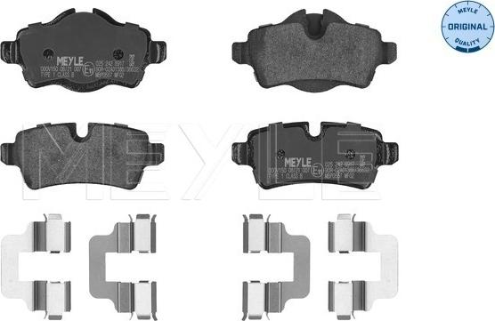 Meyle 025 242 8917 - колодки дисковые торм. задн. BMW autosila-amz.com