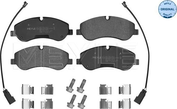 Meyle 025 256 0217 - Тормозные колодки, дисковые, комплект autosila-amz.com