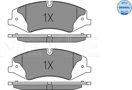 Meyle 025 250 2119 - Тормозные колодки, дисковые, комплект autosila-amz.com