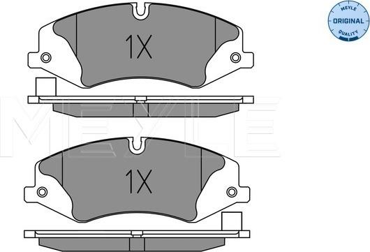 Meyle 025 250 2119 - Тормозные колодки, дисковые, комплект autosila-amz.com