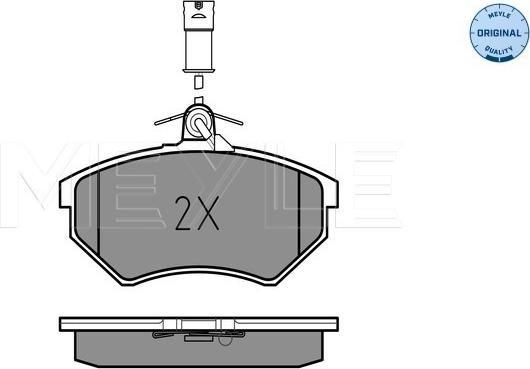 Meyle 025 209 0119/W - Тормозные колодки, дисковые, комплект autosila-amz.com