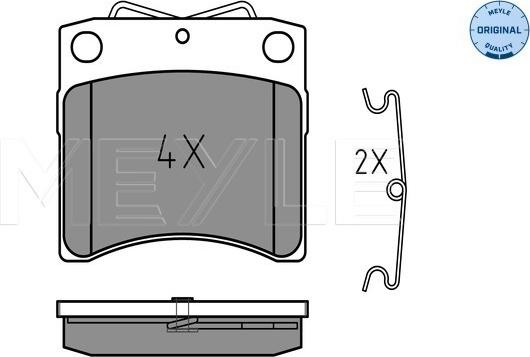 Meyle 025 206 5217 - 025 206 5217_колодки дисковые передние! VW T4 2.0-2.8/1.9TD 96> autosila-amz.com